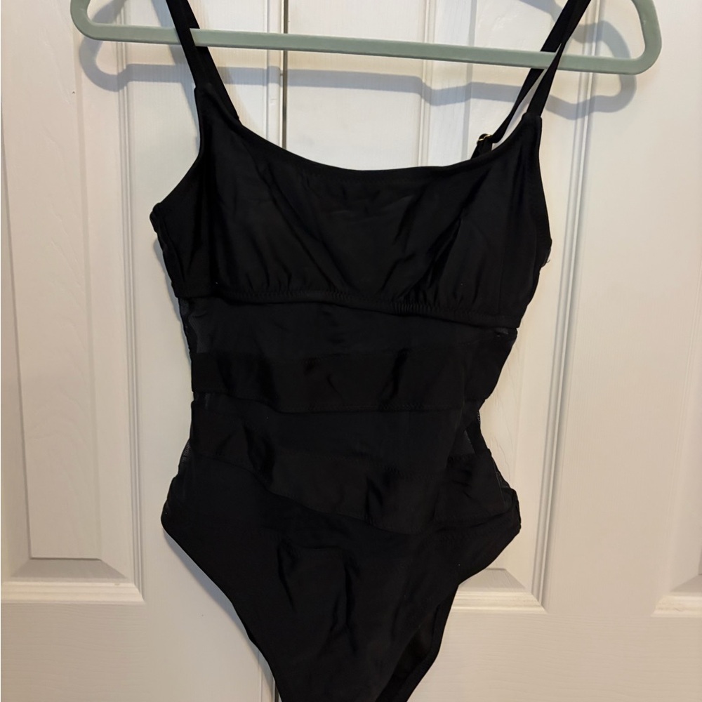Shade & Shore Kids Black One Piece Swimsuit